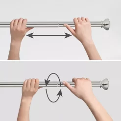 Sonoma Goods For Life® Anderson Aluminum Finial Tension Rod -Sonoma Goods For Life Home 3284568 ALT2