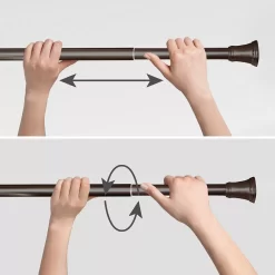 Sonoma Goods For Life® Brooks Rustproof Aluminum Finial Shower Tension Rod -Sonoma Goods For Life Home 3289025 ALT2