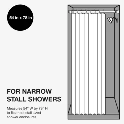 Sonoma Goods For Life® Medium Weight PEVA Stall Shower Curtain Liner -Sonoma Goods For Life Home 3363247 ALT4