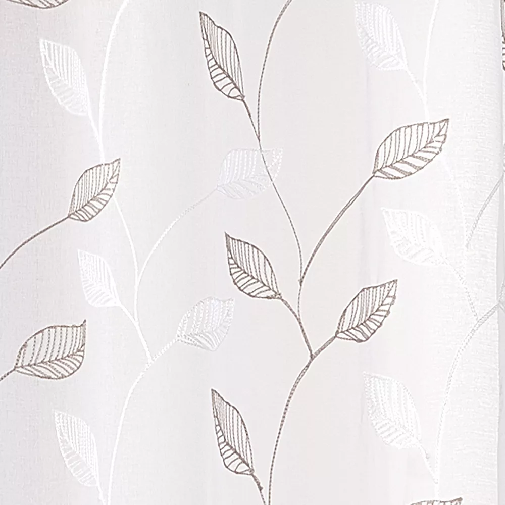 Sonoma Goods For Life® 2-pack Leaf Embroidered Window Curtain 2 Sonoma Goods For Life® 2-pack Leaf Embroidered Window Curtain - Image 2