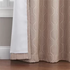 Sonoma Goods For Life® Ultimate Performance Woven Geo 2-pack 100% Blackout Curtain -Sonoma Goods For Life Home 3498942 ALT2