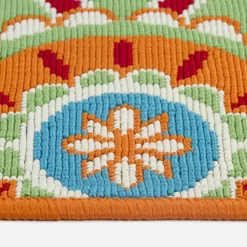 Sonoma Goods For Life® Floral Medallion Indoor/Outdoor Area And Throw Rug -Sonoma Goods For Life Home 3513100 ALT3