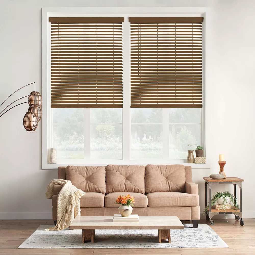 Sonoma Goods For Life® Cordless Faux Wood Blind - 64" Length 1 Sonoma Goods For Life® Cordless Faux Wood Blind - 64" Length