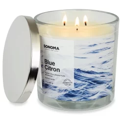 Sonoma Goods For Life® Blue Citron 14oz 3-Wick Candle Jar -Sonoma Goods For Life Home 3671930 ALT2