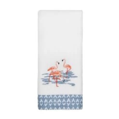 Sonoma Goods For Life® Coastal Flamingo Flock Hand Towel