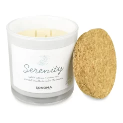 Sonoma Goods For Life® 13-oz. Serenity White Citrus & Ocean Air 3-Wick Jar Candle