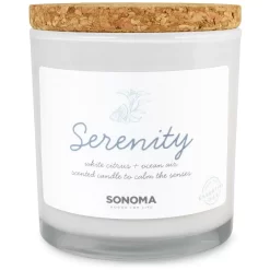 Sonoma Goods For Life® 13-oz. Serenity White Citrus & Ocean Air 3-Wick Jar Candle -Sonoma Goods For Life Home 4845464 ALT2