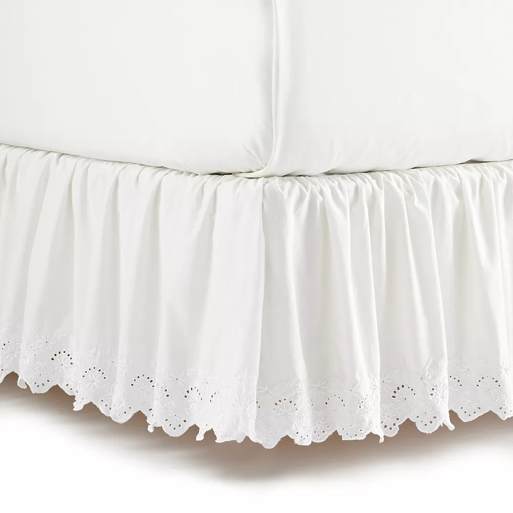 Sonoma Goods For Life® Eyelet Bedskirt 1 Sonoma Goods For Life® Eyelet Bedskirt
