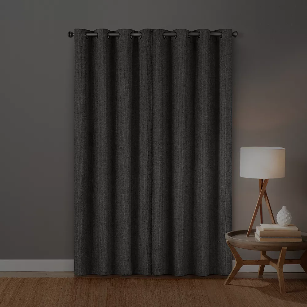 Sonoma Goods For Life® Ultimate Performance Distressed Chenille 100% Blackout 2-pk Curtain 2 Sonoma Goods For Life® Ultimate Performance Distressed Chenille 100% Blackout 2-pk Curtain - Image 2
