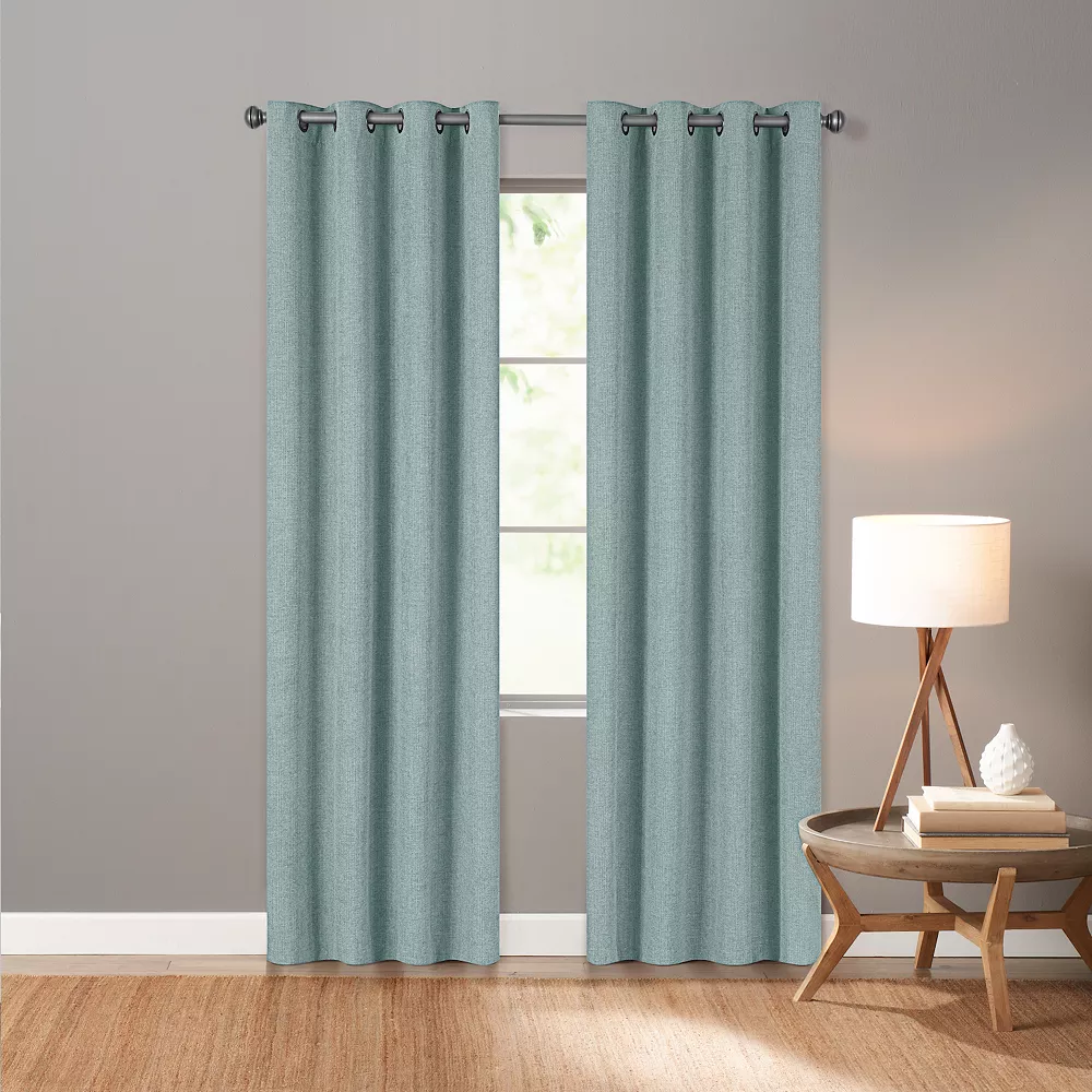Sonoma Goods For Life® Ultimate Performance Distressed Chenille 100% Blackout 2-pk Curtain 1 Sonoma Goods For Life® Ultimate Performance Distressed Chenille 100% Blackout 2-pk Curtain