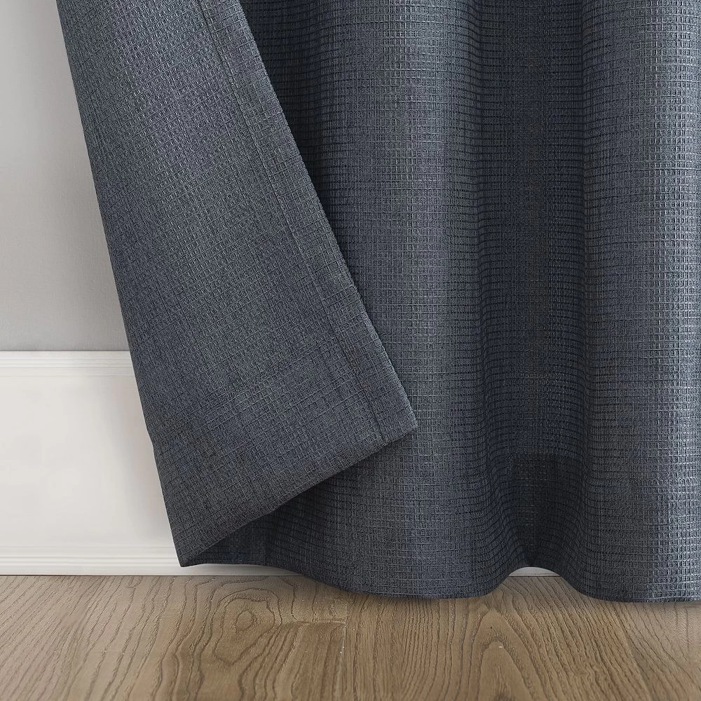 Sonoma Goods For Life® Recycled Polyester Tonal Grid Grommet Window Curtain 2 Sonoma Goods For Life® Recycled Polyester Tonal Grid Grommet Window Curtain - Image 2