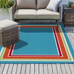 Sonoma Goods For Life® Framed Border Indoor Outdoor Rug -Sonoma Goods For Life Home 5245164 ALT