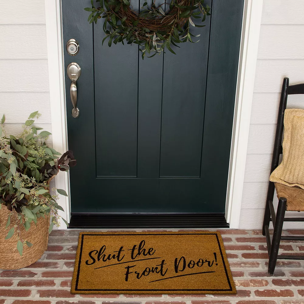 Sonoma Goods For Life® Shut The Front Door Coir Doormat - 18'' X 30'' 2 Sonoma Goods For Life® Shut The Front Door Coir Doormat - 18'' X 30'' - Image 2