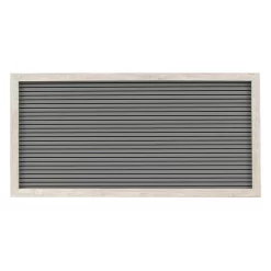 Sonoma Goods For Life® 14" X 7" Letterboard Gray Slats With White Frame