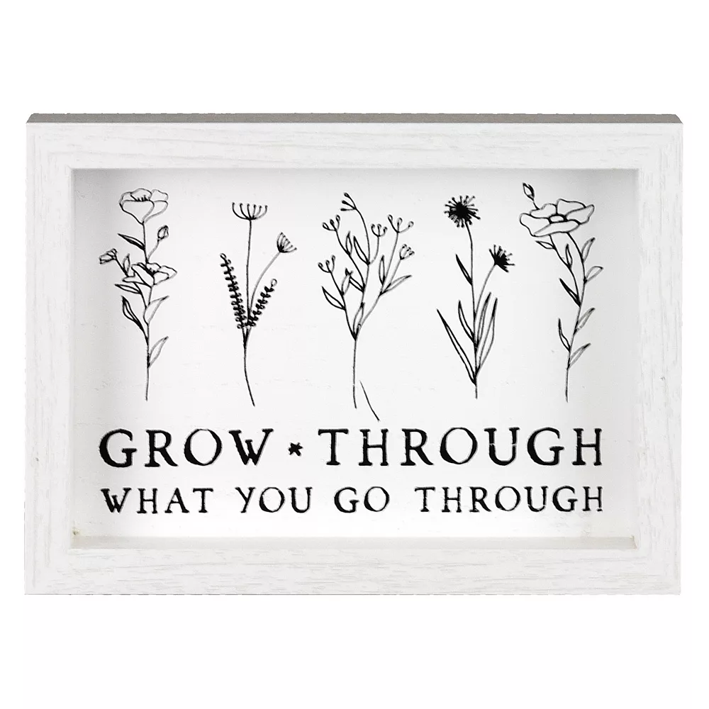 Sonoma Goods For Life® Grow Through Caption Wall Decor 1 Sonoma Goods For Life® Grow Through Caption Wall Decor