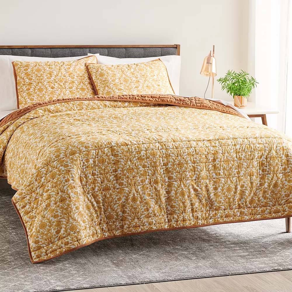Sonoma Goods For Life® New Traditions Odessa Floral Quilt Or Shams 4 Sonoma Goods For Life® New Traditions Odessa Floral Quilt Or Shams - Image 4
