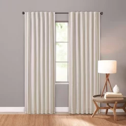 Sonoma Goods For Life® Ultimate Performance 2-Pack Diamond Stripe 100% Blackout Curtain