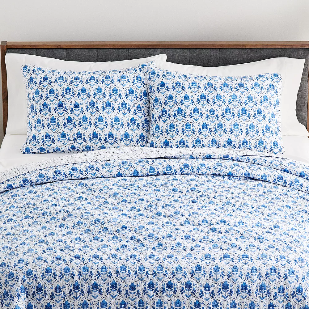 Sonoma Goods For Life® Reversible Printed Quilt Set With Shams 2 Sonoma Goods For Life® Reversible Printed Quilt Set With Shams - Image 2