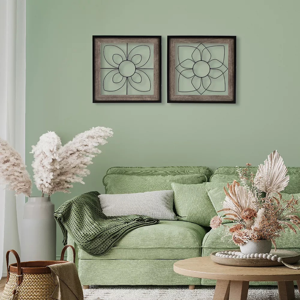 Sonoma Goods For Life® Flower Gate Wall Decor 2-piece Set 2 Sonoma Goods For Life® Flower Gate Wall Decor 2-piece Set - Image 2