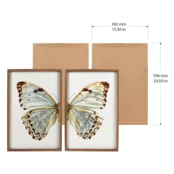 Sonoma Goods For Life® Butterfly Framed Wall Art 2-piece Set -Sonoma Goods For Life Home 5636627 ALT4