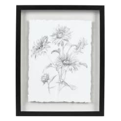 Sonoma Goods For Life® Shadowbox Drawn Sunflowers