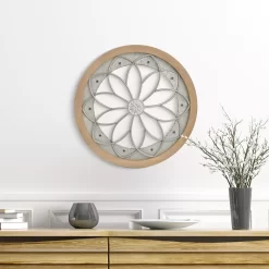 Sonoma Goods For Life® Mixed Material Flower Wall Medallion -Sonoma Goods For Life Home 5637037 ALT