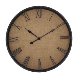 Sonoma Goods For Life® Linen Back Wall Clock