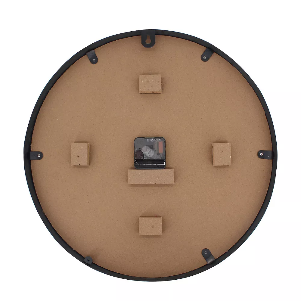 Sonoma Goods For Life® Linen Back Wall Clock 3 Sonoma Goods For Life® Linen Back Wall Clock - Image 3