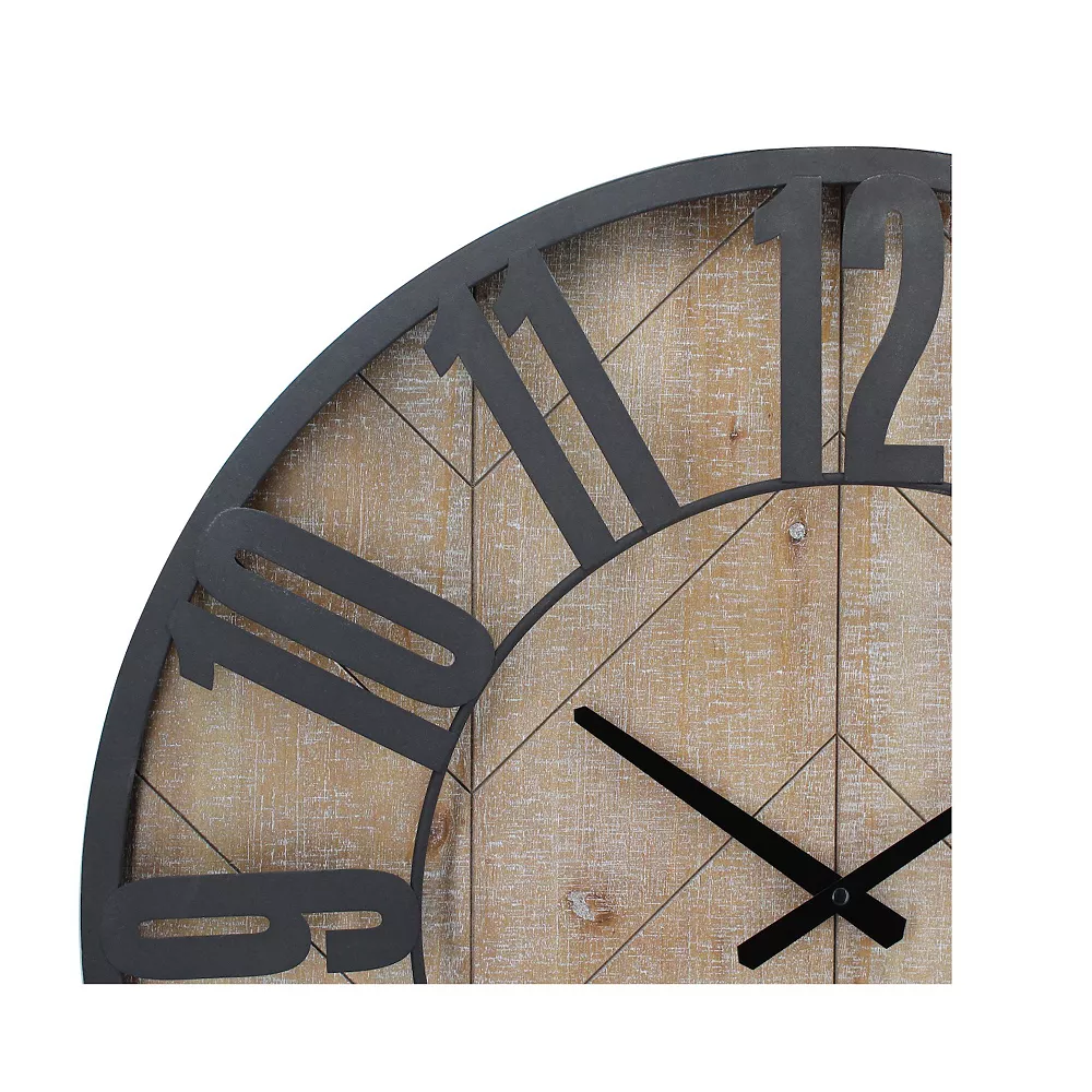 Sonoma Goods For Life® Mixed Media Wall Clock 4 Sonoma Goods For Life® Mixed Media Wall Clock - Image 4