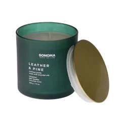 Sonoma Goods For Life® Leather & Pine 13-oz. Candle Jar -Sonoma Goods For Life Home 5644202 ALT2