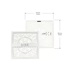 Sonoma Goods For Life® Carved Panel With Love Sentiment -Sonoma Goods For Life Home 5649741 ALT4