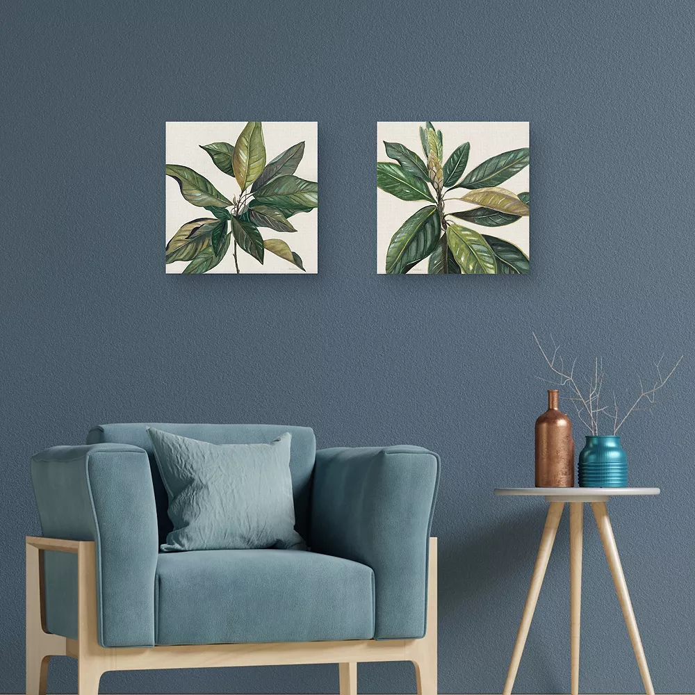 Sonoma Goods For Life® Magnolia Leaves I & II Canvas Wall Art 2-piece Set 3 Sonoma Goods For Life® Magnolia Leaves I & II Canvas Wall Art 2-piece Set - Image 3