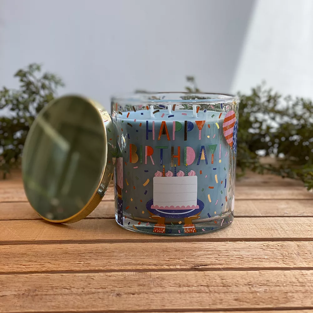 Sonoma Goods For Life® HAPPY BIRTHDAY Birthday Cake 13-oz. Candle Jar 2 Sonoma Goods For Life® HAPPY BIRTHDAY Birthday Cake 13-oz. Candle Jar - Image 2