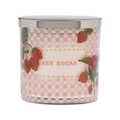 Sonoma Goods For LifeĀ® HEY SUGAR Vanilla Strawberry Swirl 13-oz. Candle Jar