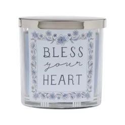 Sonoma Goods For Life® BLESS YOUR HEART Flamingo Blossoms 13-oz. Candle Jar
