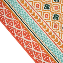 Sonoma Goods For Life® Indoor/Outdoor Warm Geo Border Rug -Sonoma Goods For Life Home 5864803 ALT2