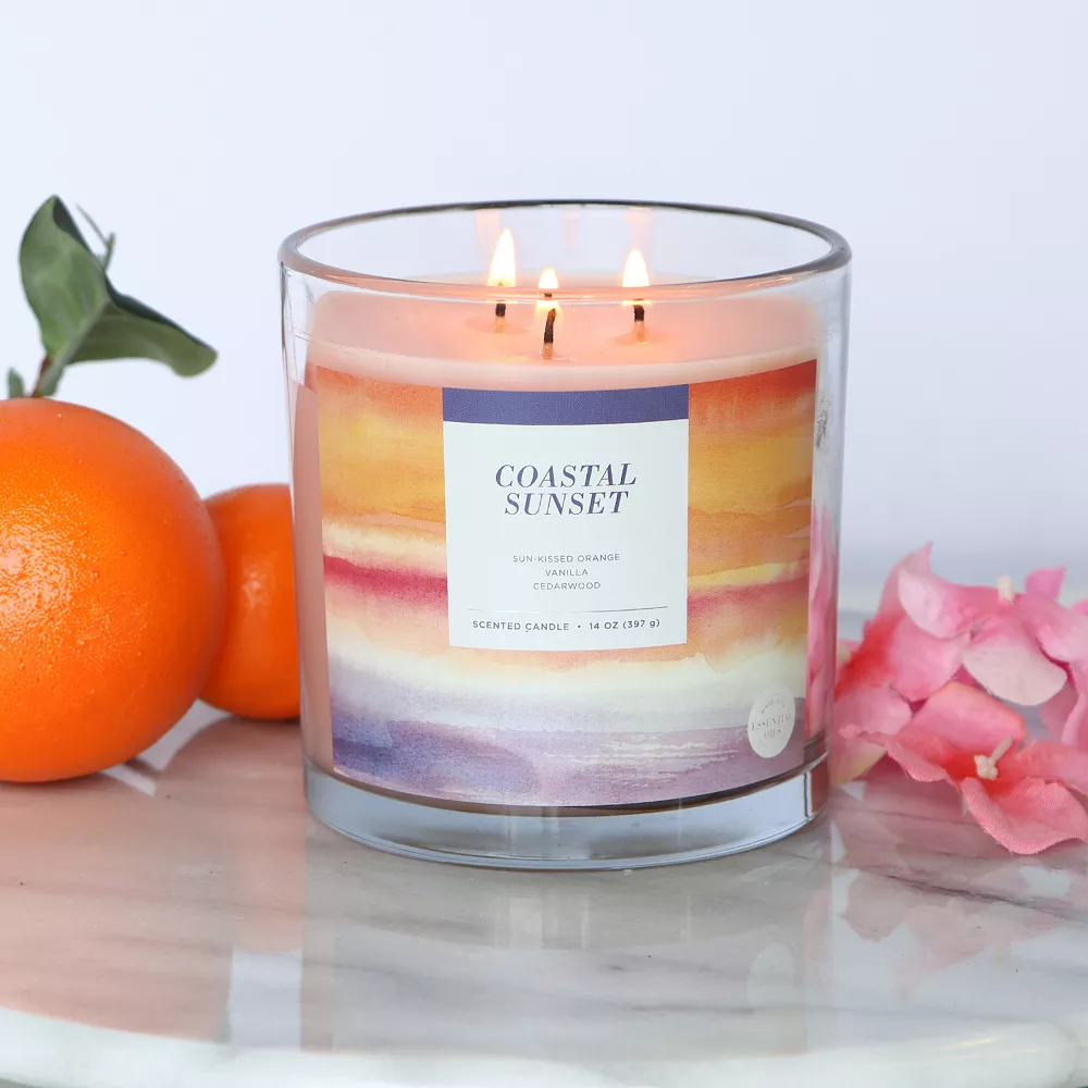 Sonoma Goods For Life® Coastal Sunset 14-oz. Candle Jar 2 Sonoma Goods For Life® Coastal Sunset 14-oz. Candle Jar - Image 2