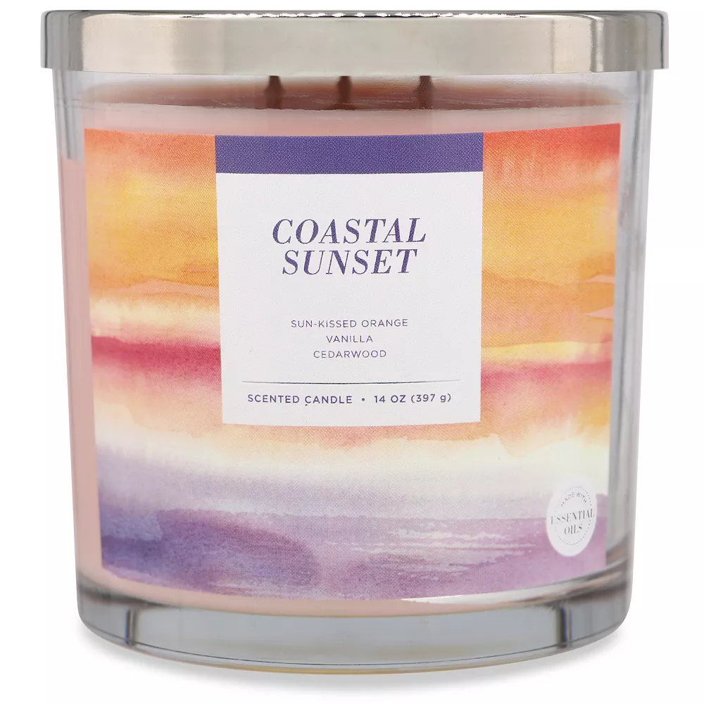 Sonoma Goods For Life® Coastal Sunset 14-oz. Candle Jar 3 Sonoma Goods For Life® Coastal Sunset 14-oz. Candle Jar - Image 3