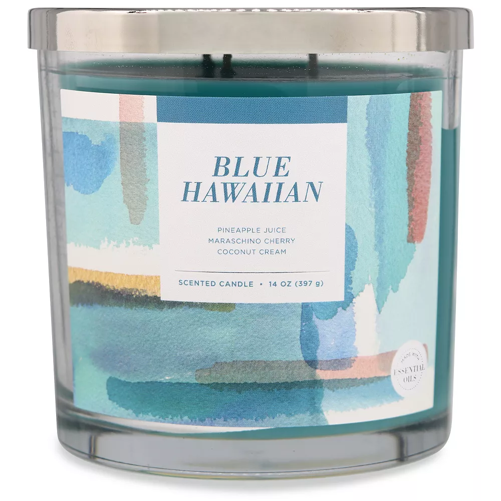 Sonoma Goods For Life® Blue Hawaiian 14-oz. Candle Jar 3 Sonoma Goods For Life® Blue Hawaiian 14-oz. Candle Jar - Image 3