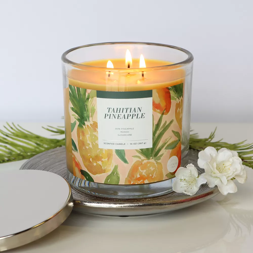 Sonoma Goods For Life® Tahitian Pineapple 14-oz. Candle Jar 2 Sonoma Goods For Life® Tahitian Pineapple 14-oz. Candle Jar - Image 2