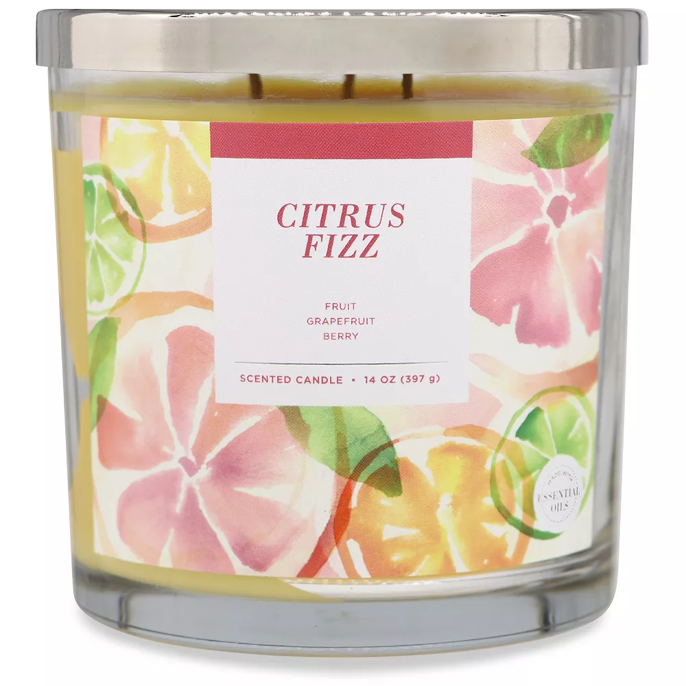 Sonoma Goods For Life® Citrus Fizz 14-oz. Candle Jar 3 Sonoma Goods For Life® Citrus Fizz 14-oz. Candle Jar - Image 3