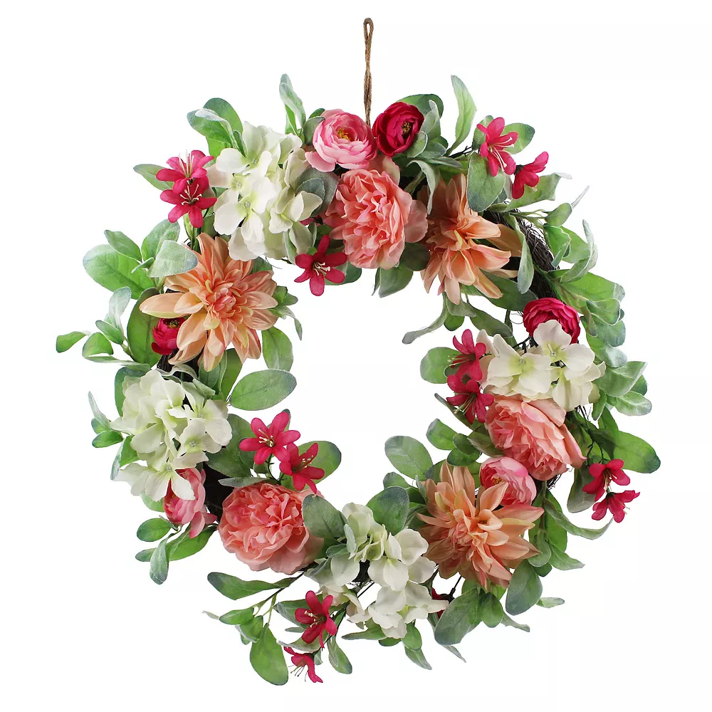 Sonoma Goods For Life® Artificial Pink Peony Wreath 1 Sonoma Goods For Life® Artificial Pink Peony Wreath
