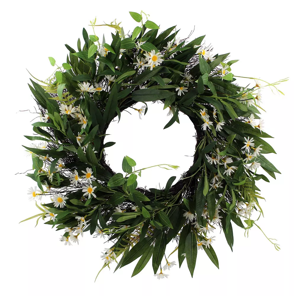 Sonoma Goods For Life® Artificial Greenery Daisy Wreath 1 Sonoma Goods For Life® Artificial Greenery Daisy Wreath