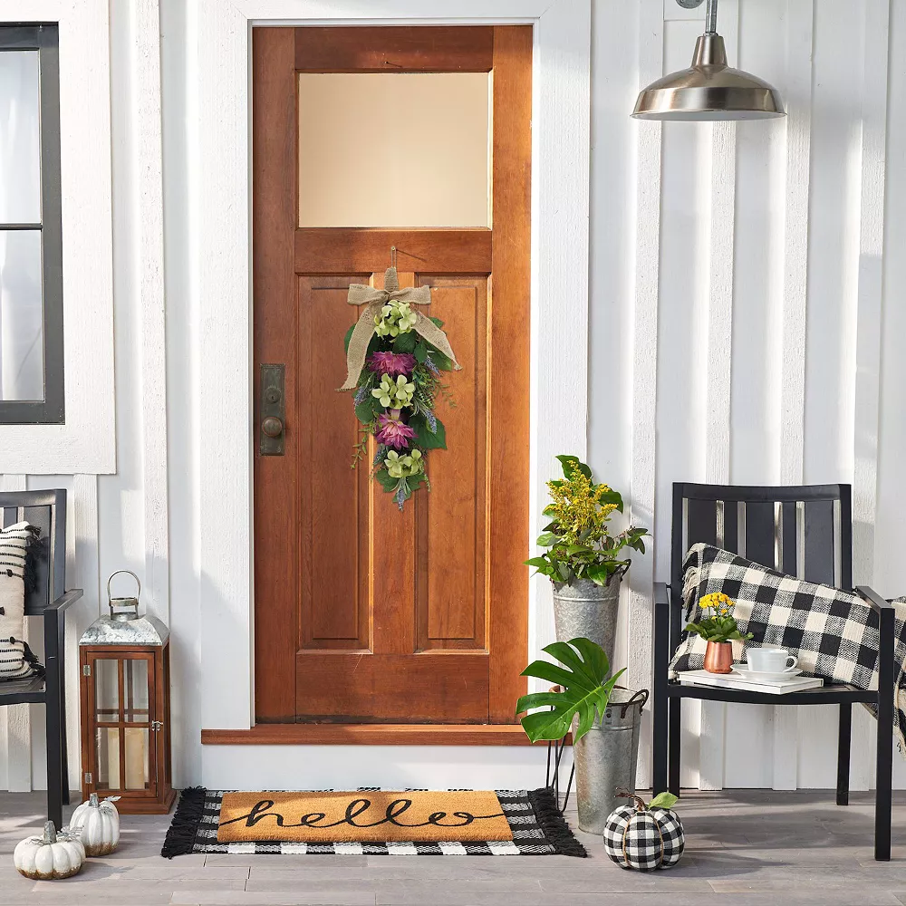 Sonoma Goods For Life® Artificial Dahlia Teardrop Wall Decor 2 Sonoma Goods For Life® Artificial Dahlia Teardrop Wall Decor - Image 2