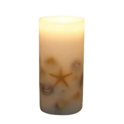 Sonoma Goods For Life® LED Seashell Embedded Pillar Candle