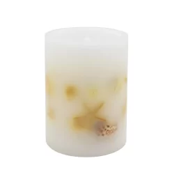 Sonoma Goods For Life® Seashell LED Short Pillar Candle -Sonoma Goods For Life Home 5901123 ALT