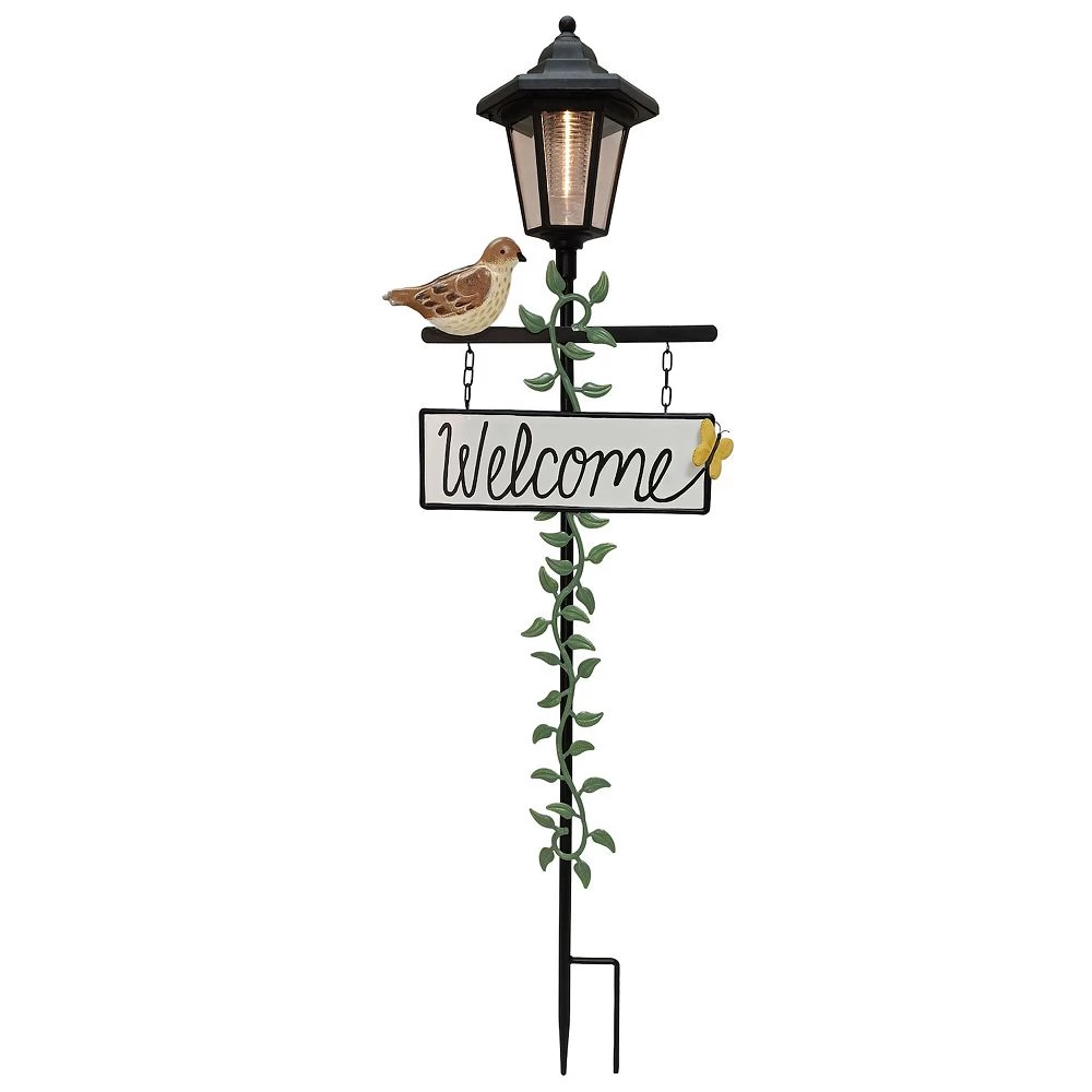 Sonoma Goods For Life® "Welcome" Solar Bird Garden Stake 1 Sonoma Goods For Life® "Welcome" Solar Bird Garden Stake