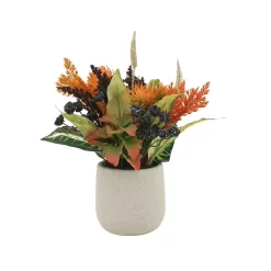 Sonoma Goods For Life® Mixed Faux Botanical Ceramic Vessel Table Decor