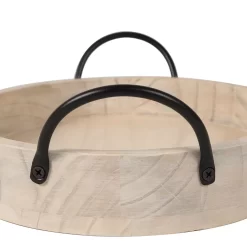 Sonoma Goods For Life® Wood & Black Metal Decorative Tray -Sonoma Goods For Life Home 5902782 ALT2