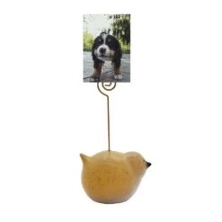 Sonoma Goods For Life® Yellow Ceramic Bird Photo Clip -Sonoma Goods For Life Home 5902882 ALT2